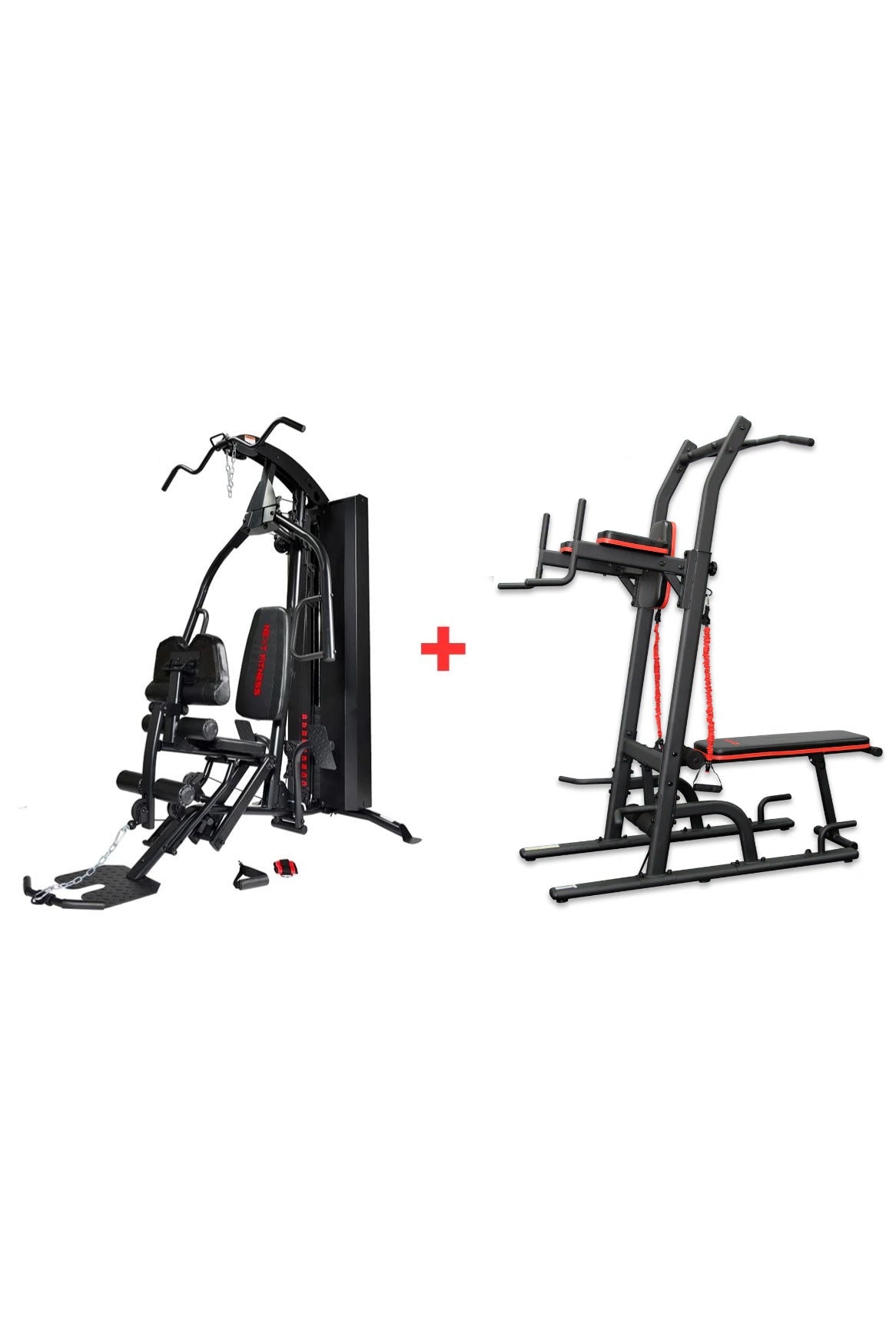 キムキムページ‼️ Next Fitness Home Gym NFHG-10350 + Body Iron Ultimate Power Tower