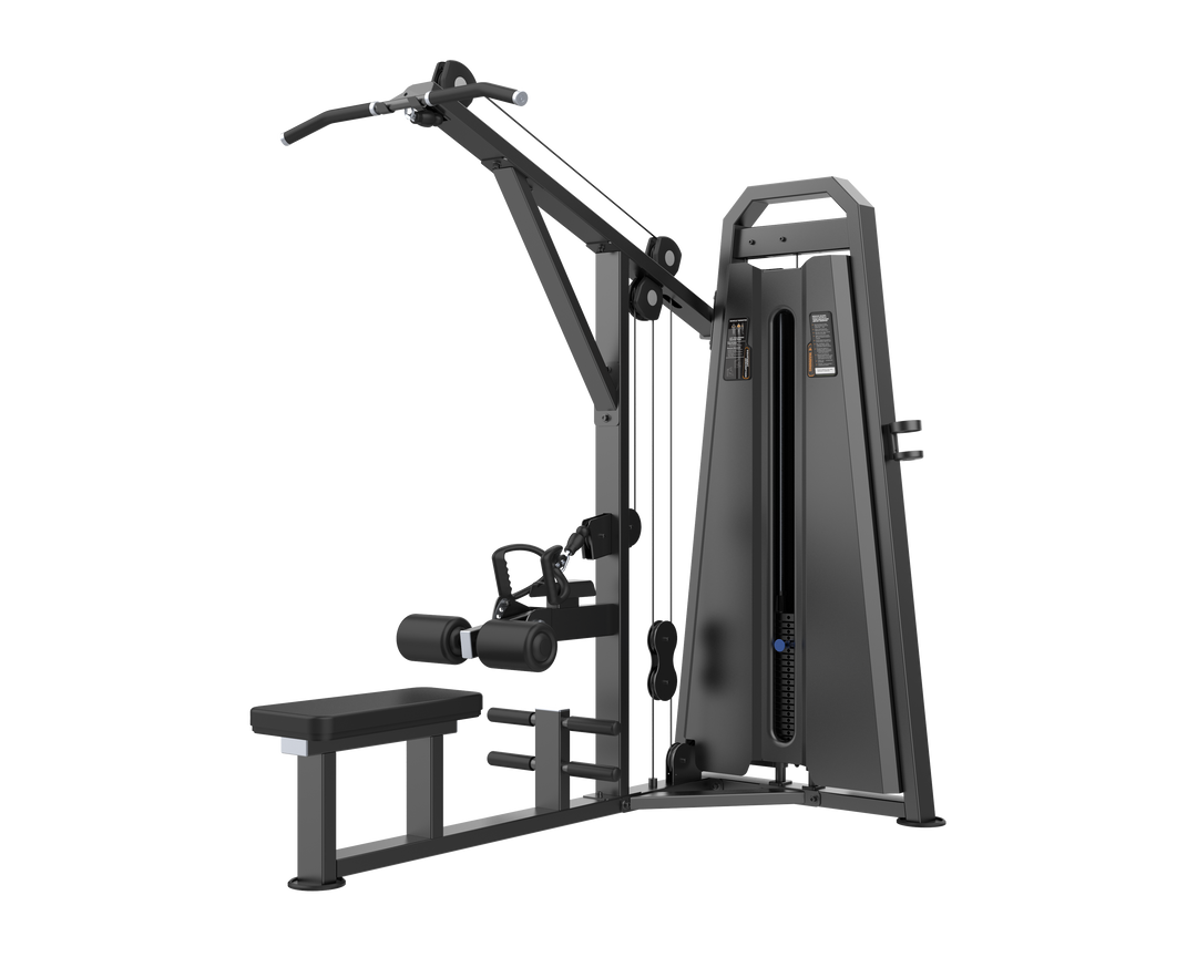 Body Iron Commercial Pro Lat Pull Down / Low Row Machine