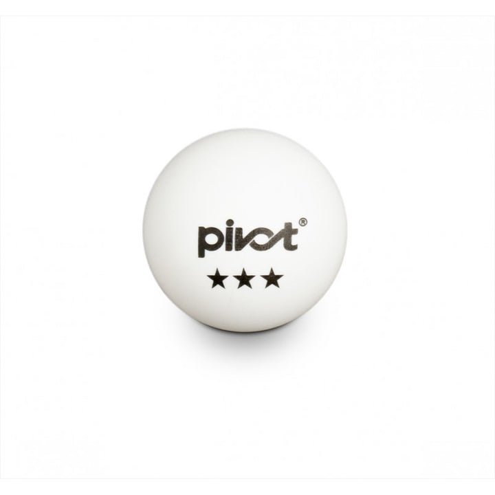 PIVOT Table Tennis balls 3 STAR 12 PACK BALLS - WHITE
