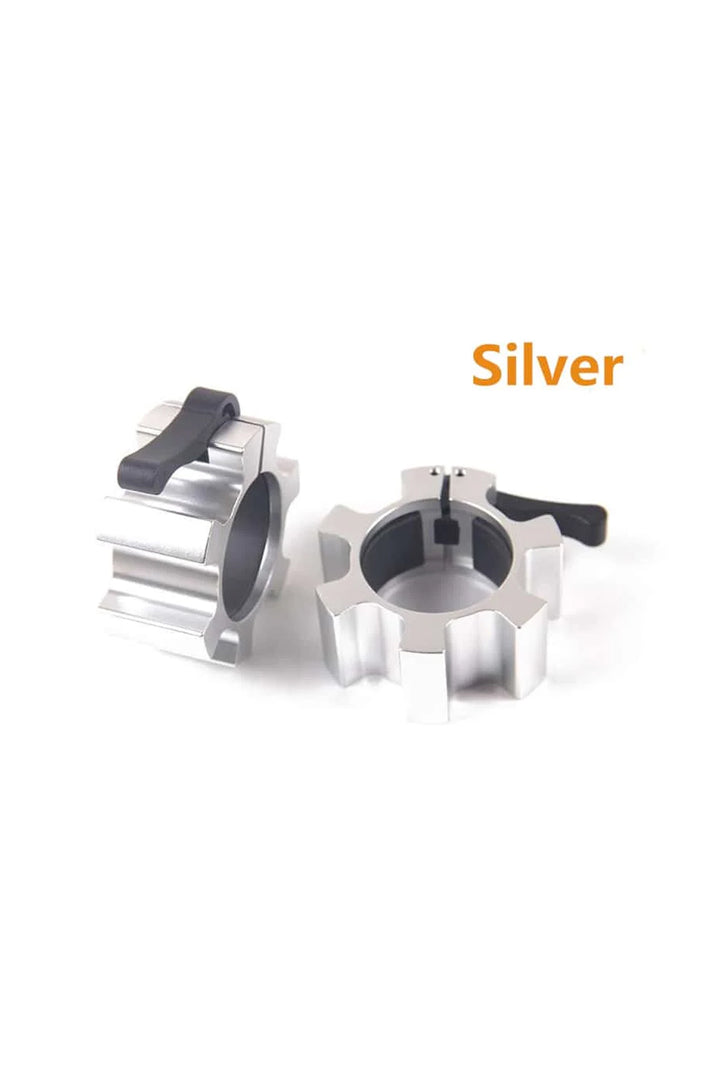 Aluminium Barbell Collars (Silver)