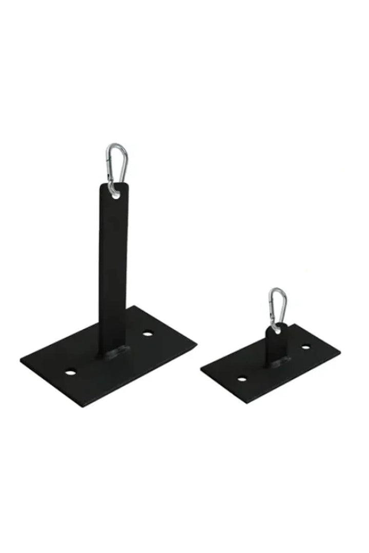 black floor anchors for boxing bag or floor to ceiling ball