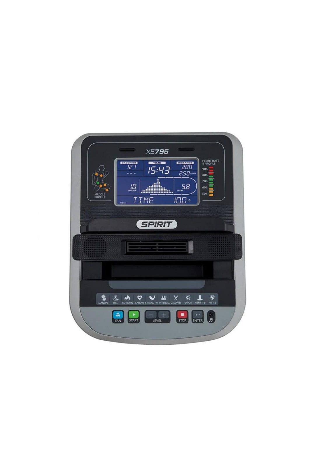 cross trainer display console