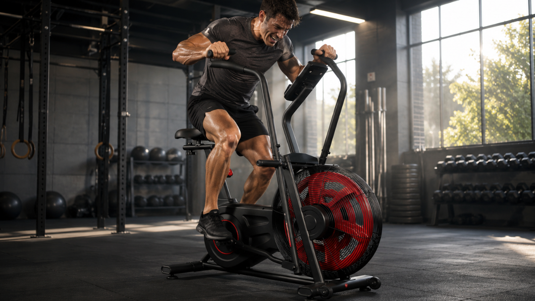 air bike workout for HIIT cardio and conditioning