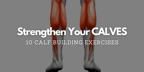 calf muscle anatomy with text strengthen your calves and calf building exercises