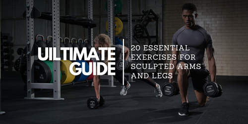 Man and woman performing dumbbell lunges and plank row in gym for full body strength training