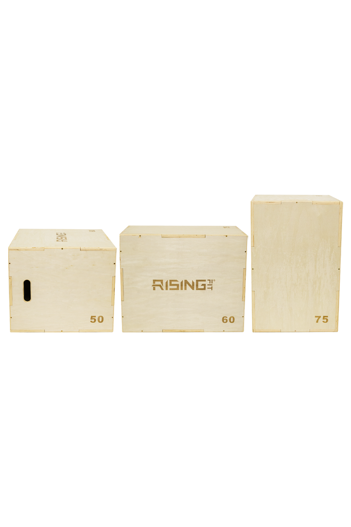 Body Iron Rising Pro Commercial Wooden Plyometric Box Jump 20/24/30 Inch