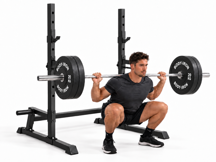BodyIron® MPX100 Multi-Press Squat Rack & UB250 FID Bench Complete Weight Package