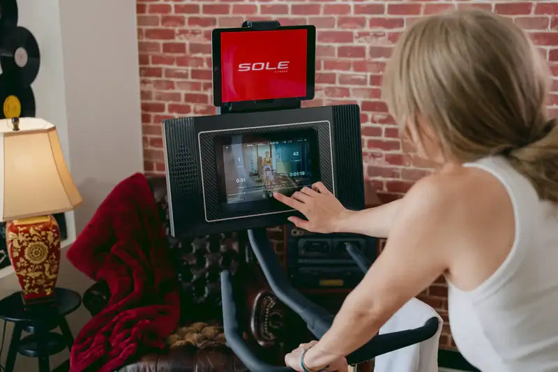 Sole SB1200 Training Cycle Spin Bike Entertainment