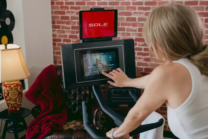 Sole SB1200 Training Cycle Spin Bike Entertainment