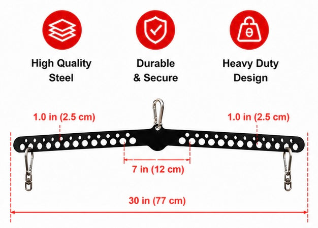 Adjustable Multi-Grip Lat Pulldown Spreader Bar