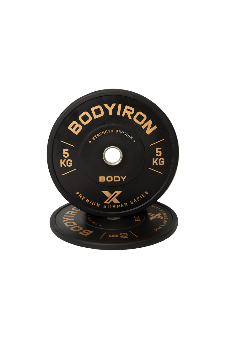BodyIron® X 5kg Premium Bumper Plate Pair