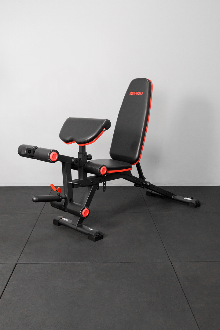 Body Iron Deluxe Leg/Preacher Curl Utility FID Bench UB250