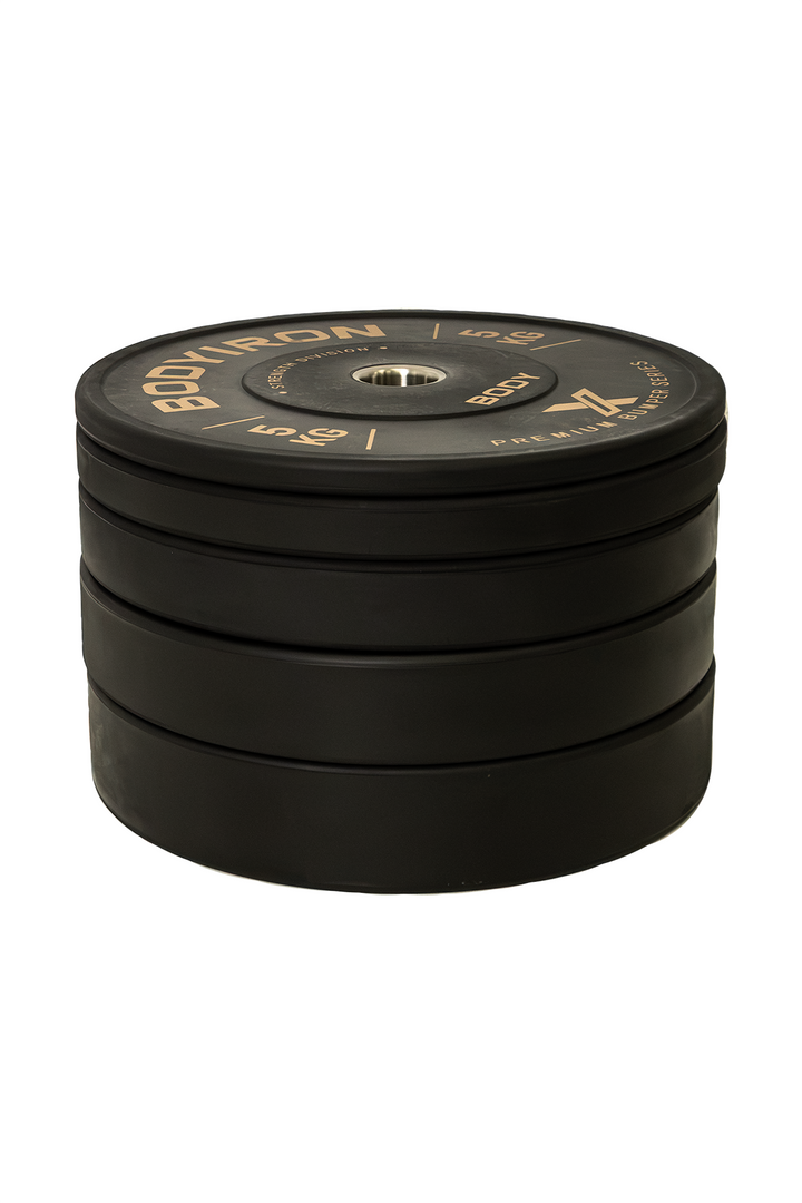 BodyIron® X 5kg Premium Bumper Plate Pair