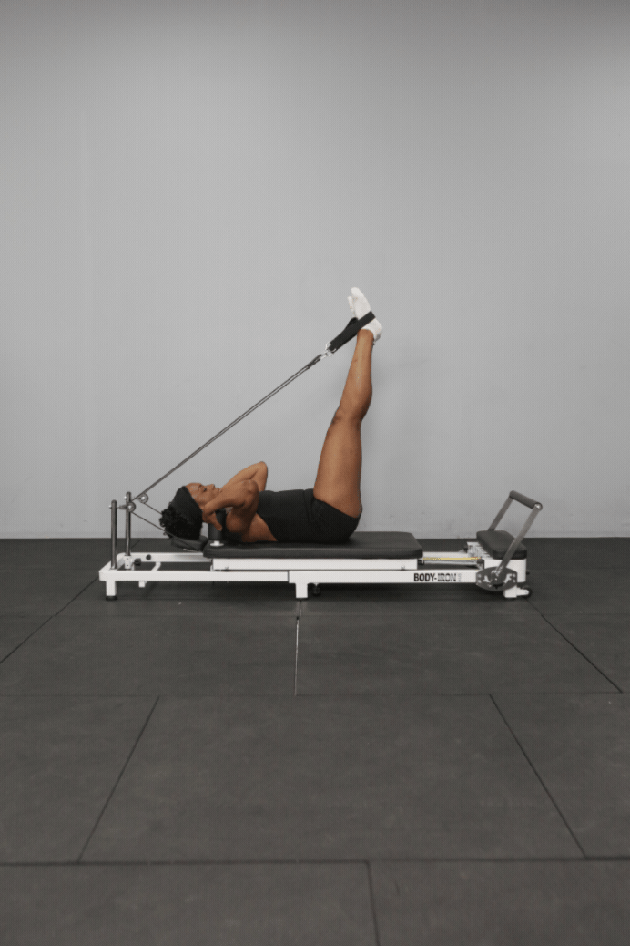 BodyIron Pilates Compact Pilates Reformer Iron Frame
