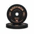 BodyIron® X 10kg Premium Bumper Plate Pair