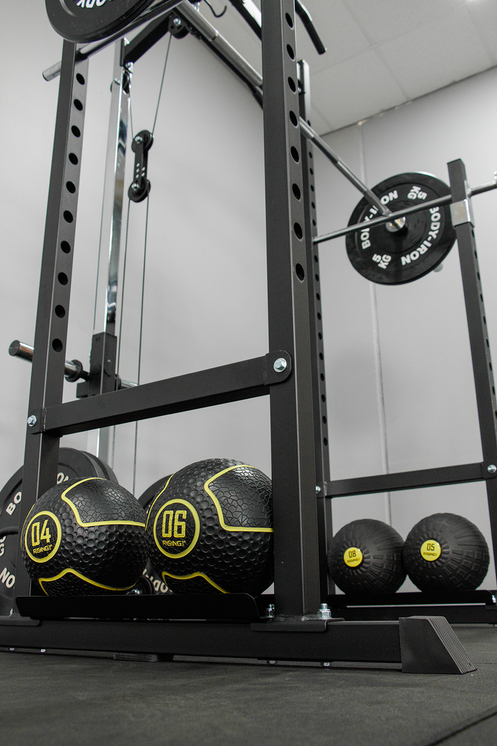 Body Iron SRL995 Squat Rack with Lat Pulldown & Seated Row