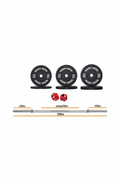 110kg Olympic Barbell & Bumper Plate Set