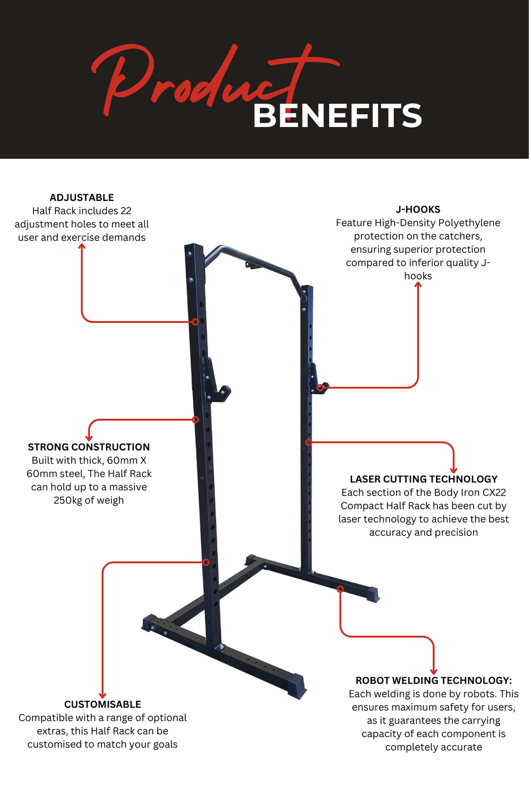 Body Iron CX22 Half Rack