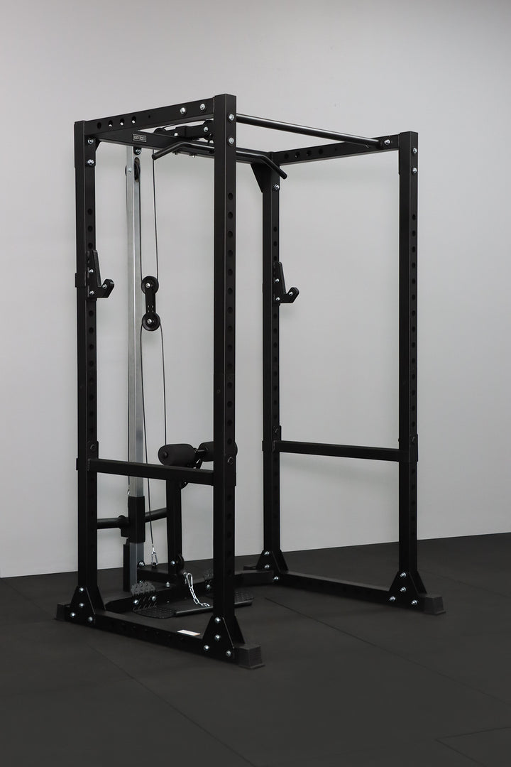 Body Iron CX88 Power Rack Elite Set + 120kg Olympic Barbell & Bumper Plate Set