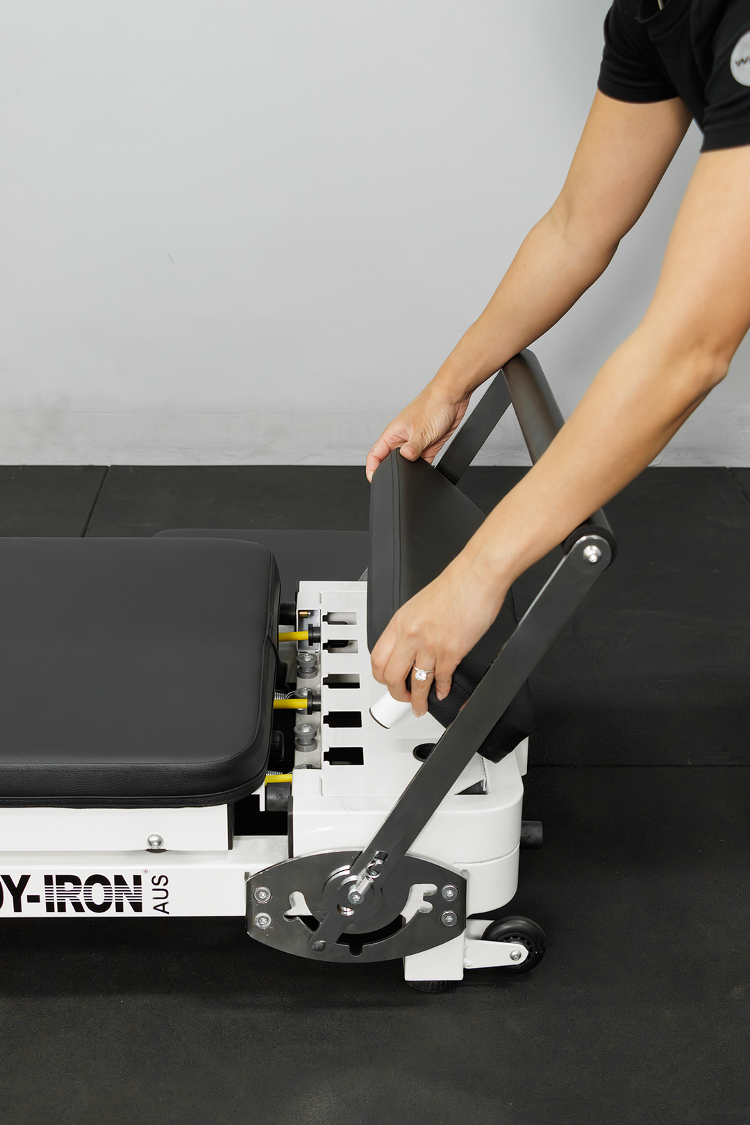 BodyIron Pilates Compact Pilates Reformer Iron Frame