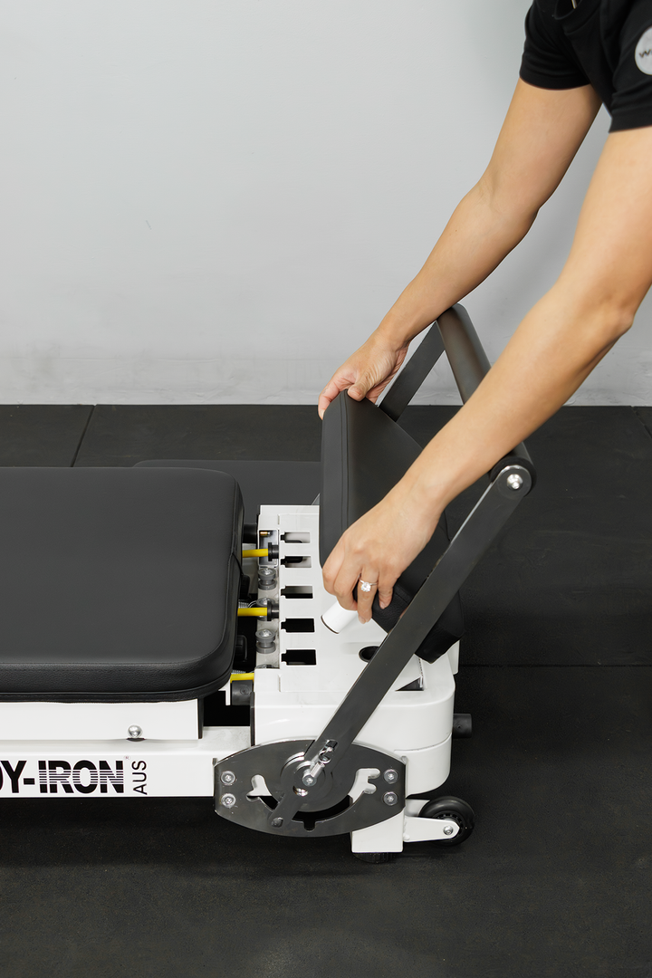 BodyIron Pilates Compact Pilates Reformer Iron Frame