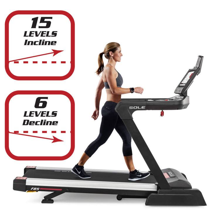 Sole F85 Entertainment Smart Folding Treadmill