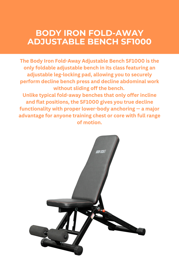 Body Iron Fold-Away Adjustable Bench SF1000