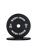 BodyIron® 5kg Pro Bumper Plate Black Pair