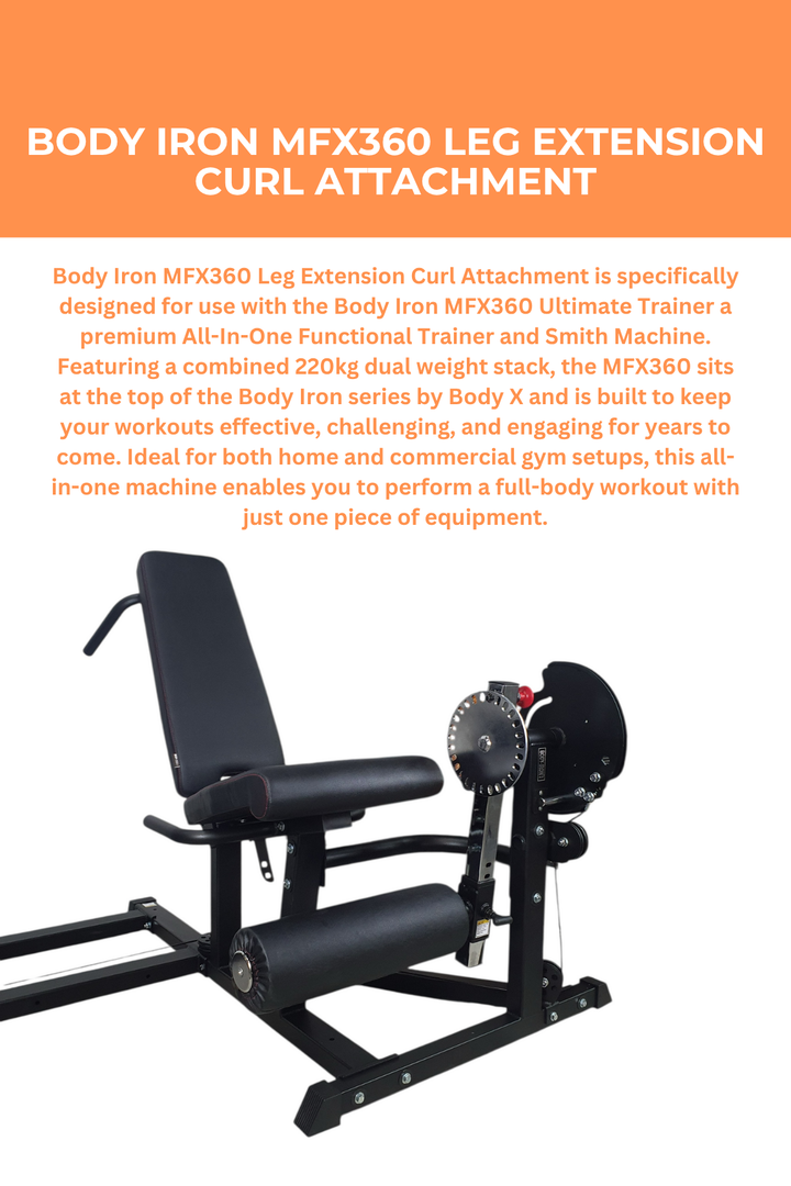 Body Iron MFX360 Leg Extension Curl Attachment