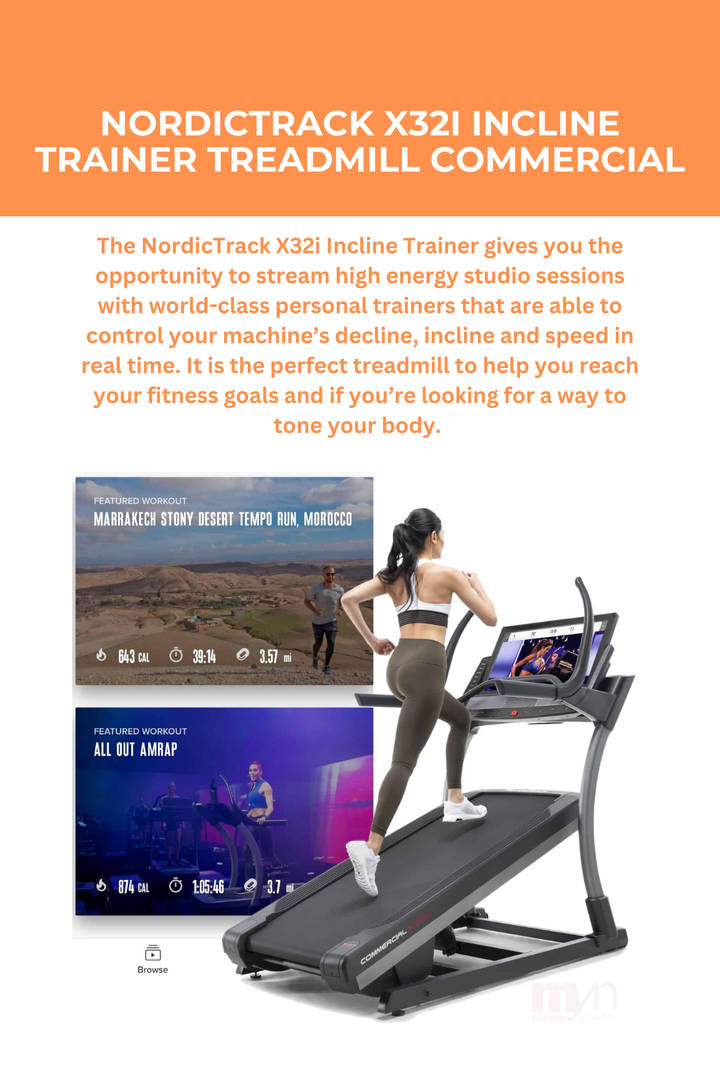 NordicTrack X32i Incline Trainer Treadmill Commercial