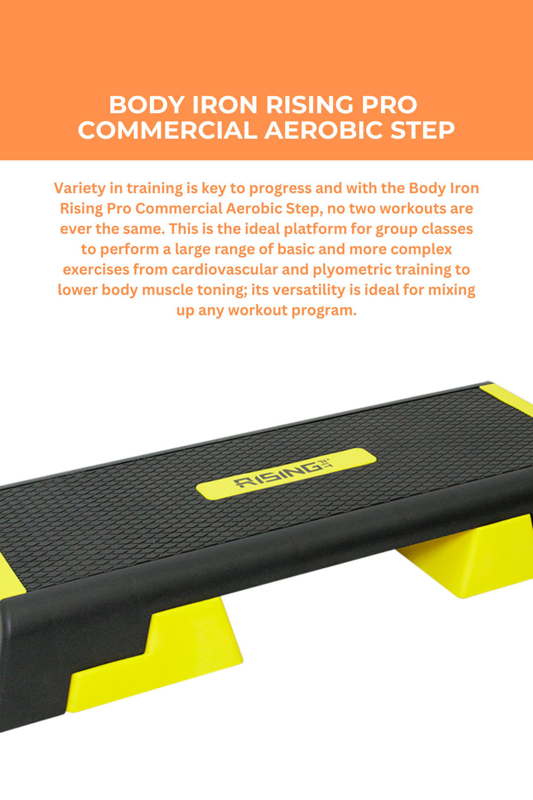 Body Iron Rising Pro Commercial Aerobic Step