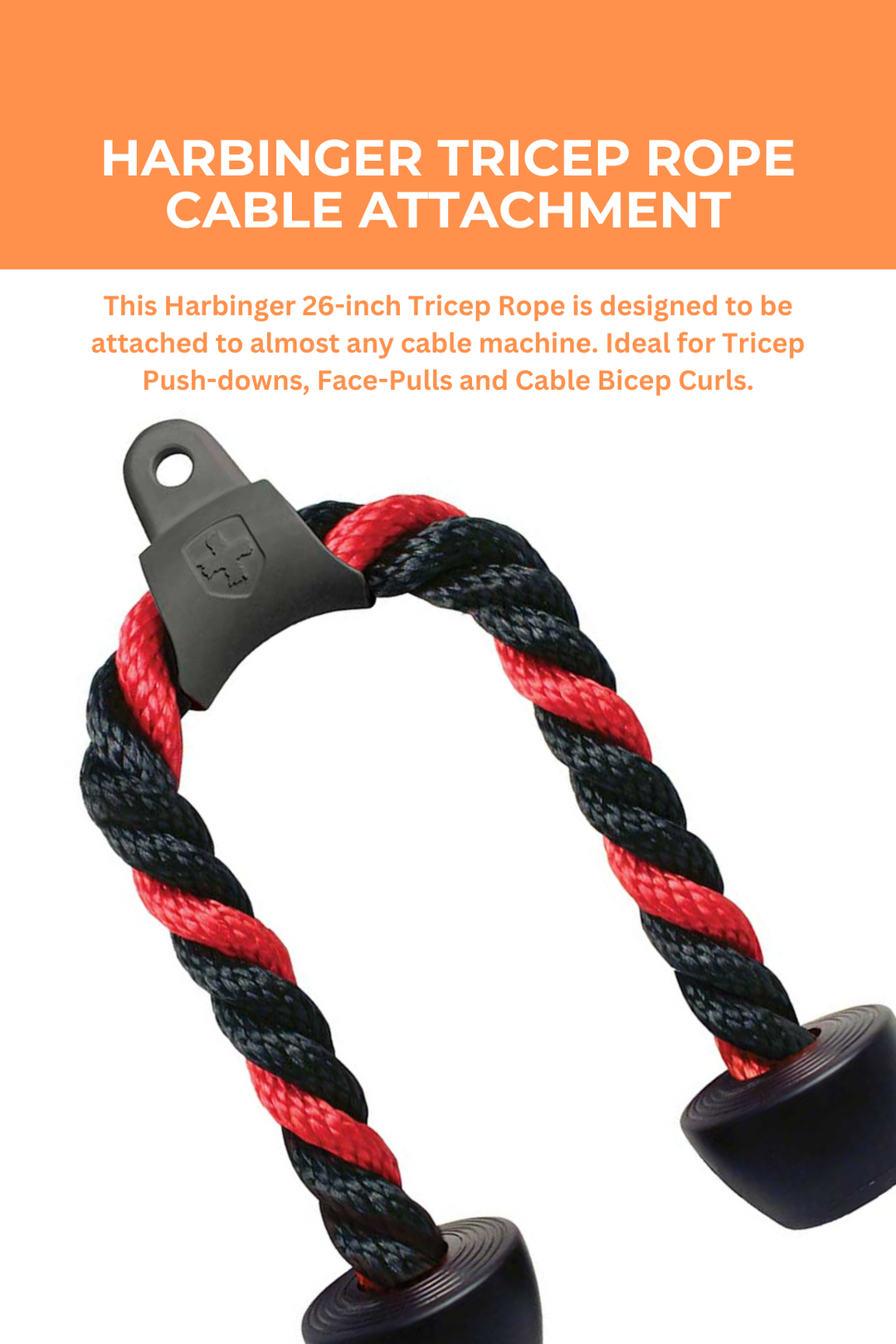 Harbinger Tricep Rope Cable Attachment