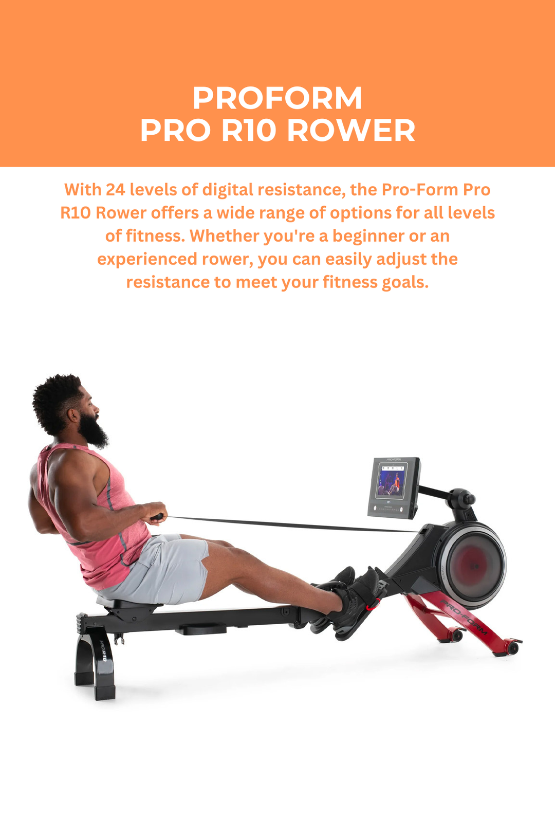 Shode R10 Rowing Machine ProForm Pro R10 Rower – World Fitness