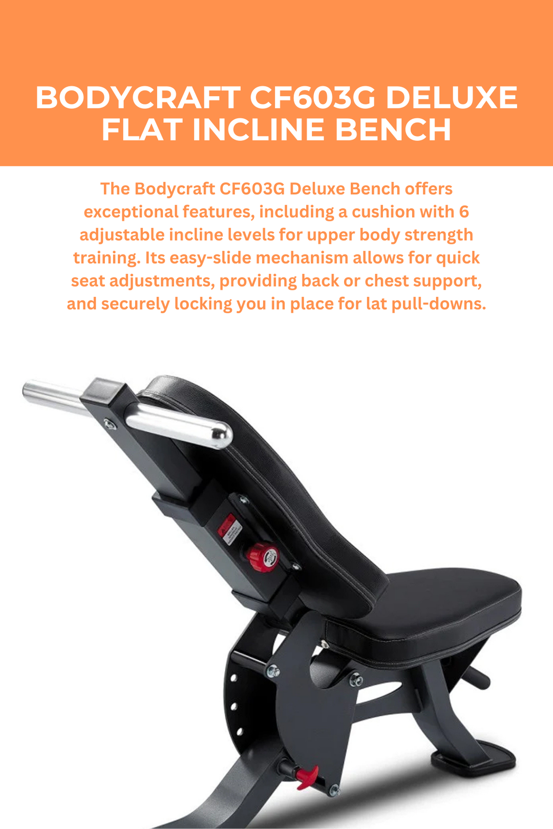 Bodycraft CF603G DELUXE FLAT INCLINE BENCH