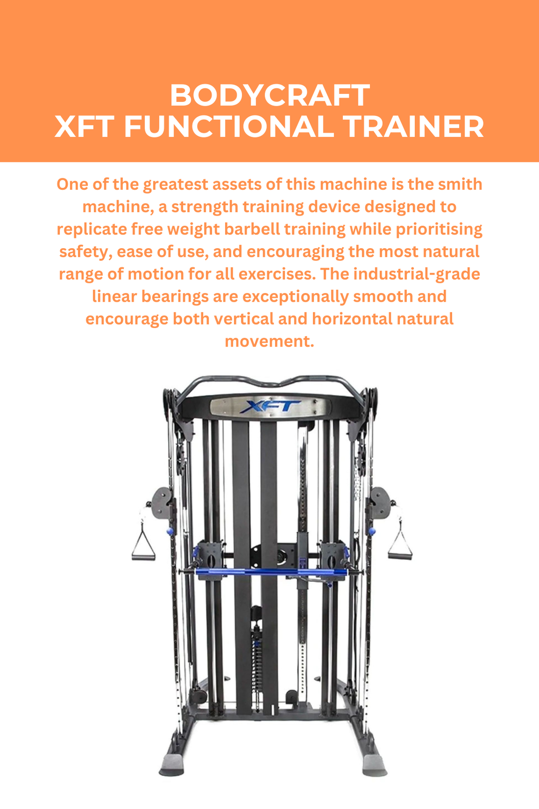 Premium tier commercial Smith functional trainer