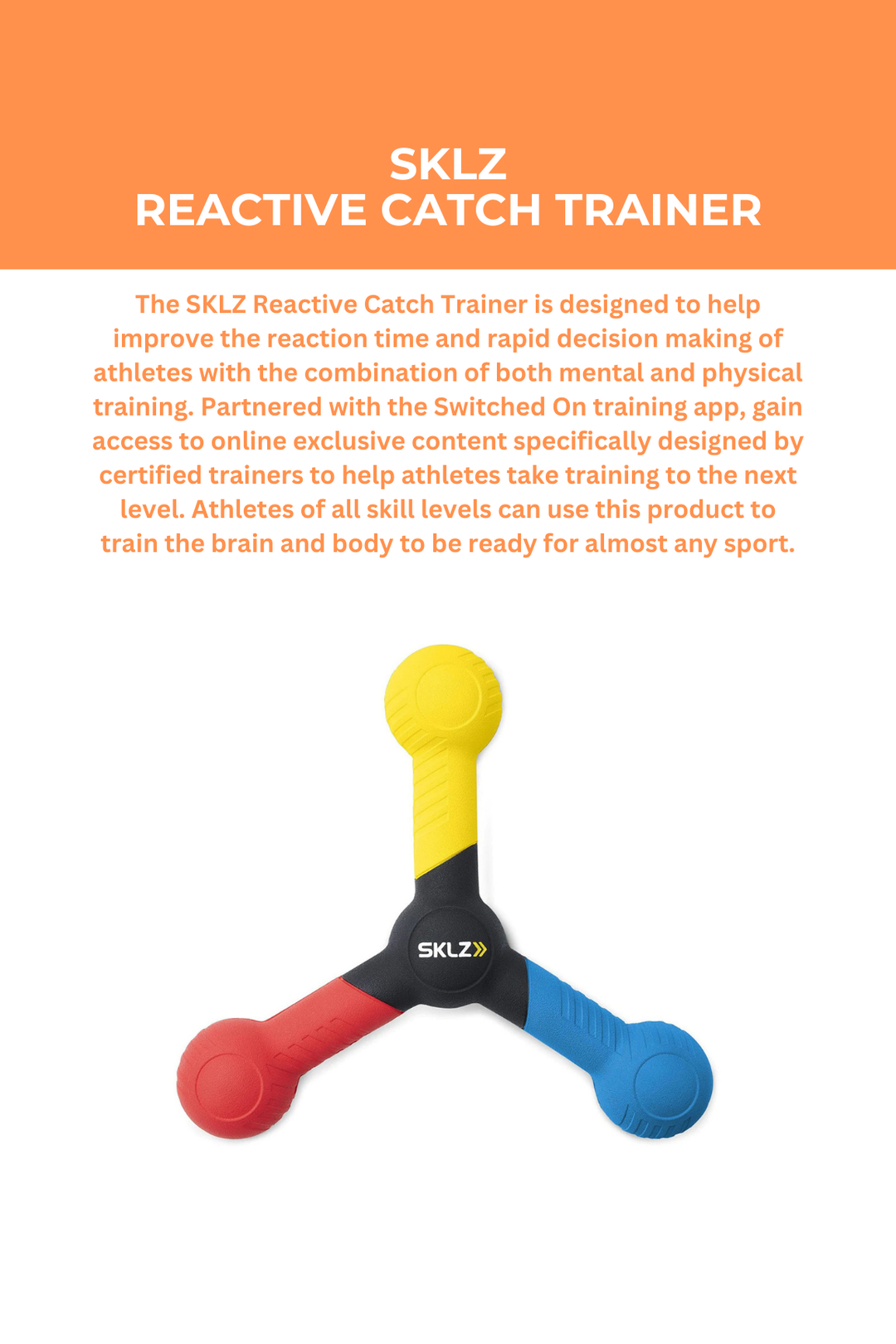 SKLZ Reactive Catch Trainer for Improving Hand-Eye Coordination & Speed