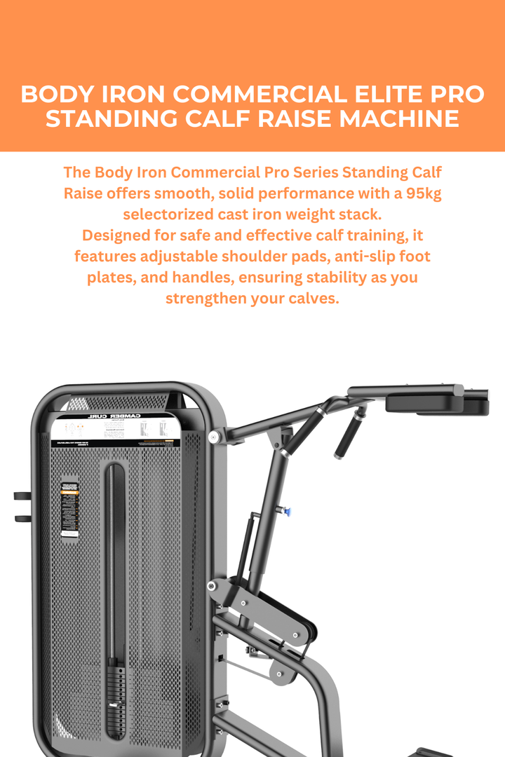 Body Iron Commercial Elite Pro Standing Calf Raise Machine