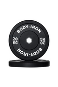 BodyIron® 20kg Pro Bumper Plate Black Pair