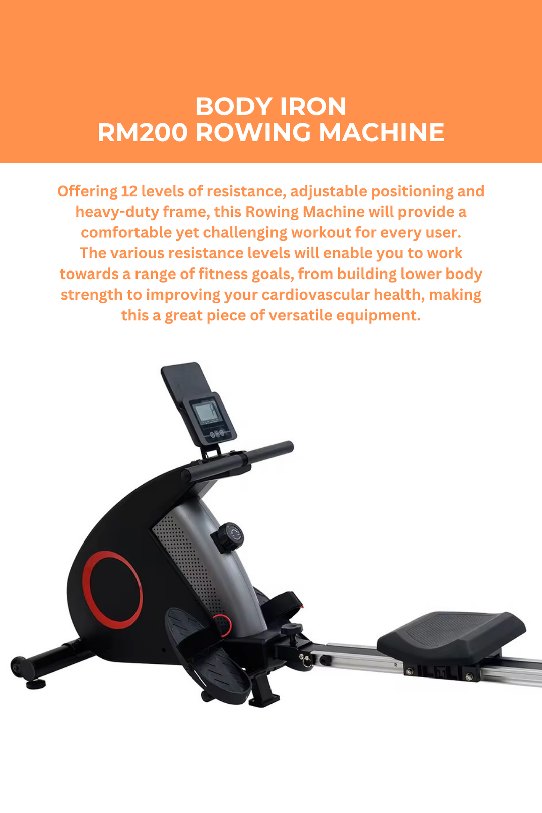 Body Iron RM200 Rowing Machine