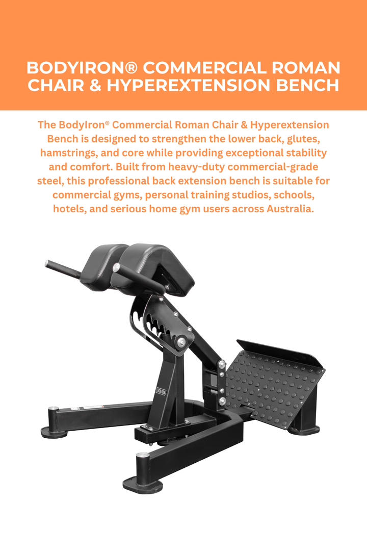 BodyIron® Commercial Roman Chair & Hyperextension Bench