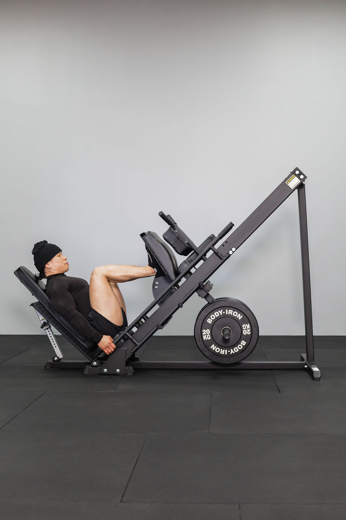 Leg Press Hack Squat Combo Machine | Body Iron – World Fitness