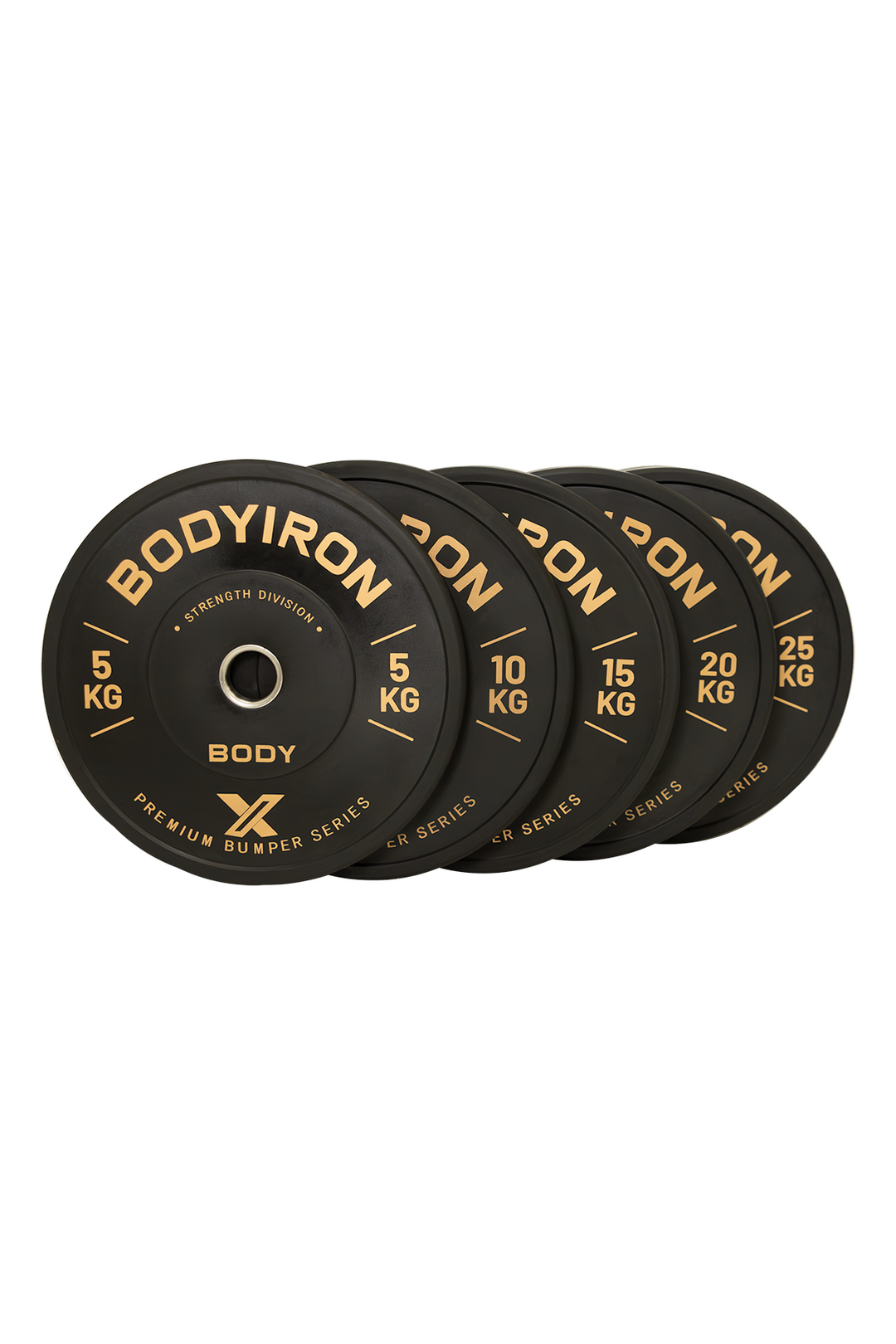 BodyIron® X 10kg Premium Bumper Plate Pair