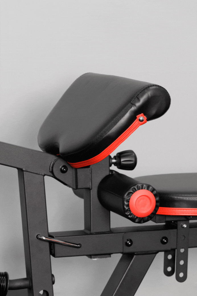 Body Iron Deluxe Leg/Preacher Curl Utility FID Bench UB250