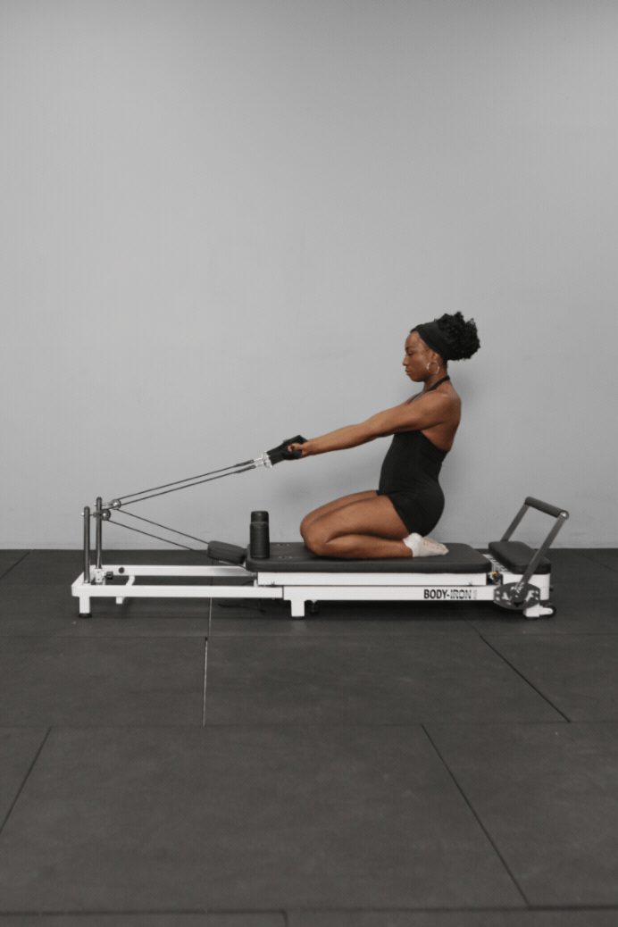 BodyIron Pilates Compact Pilates Reformer Iron Frame