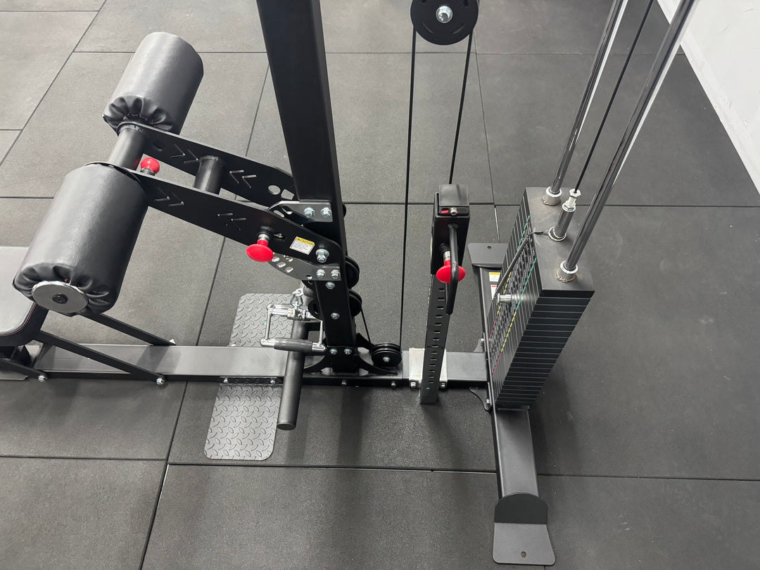 BodyIron® Commercial Lat Pulldown & Seated Row Machine – 110kg