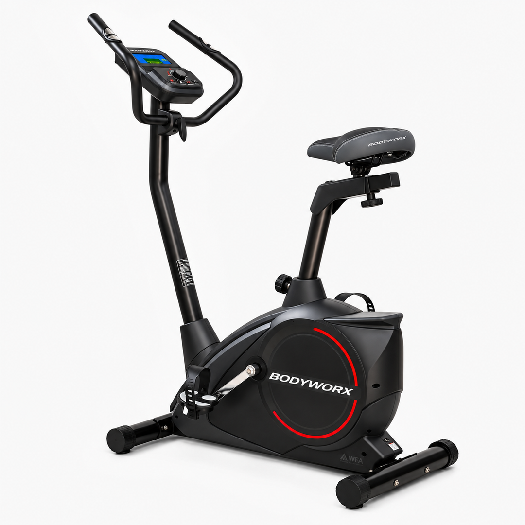 BodyWorx ABX310BT Programmable Exercise Bike – 32 Level Auto Tension