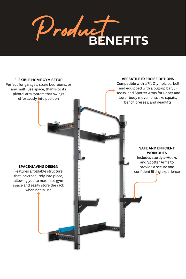 ProForm Carbon Strength Foldable Wall Squat Rack