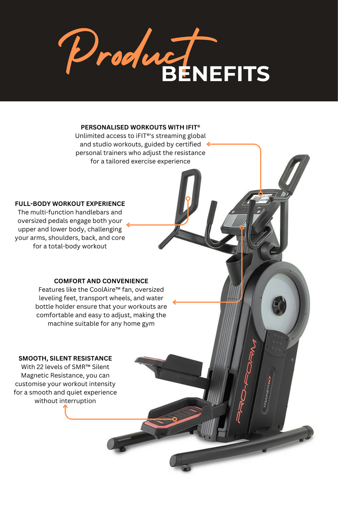 Cross Trainer Hiit Trainer Reviews Cross Trainer Proform Cardio Hiit Trainer Dimensions Proform
