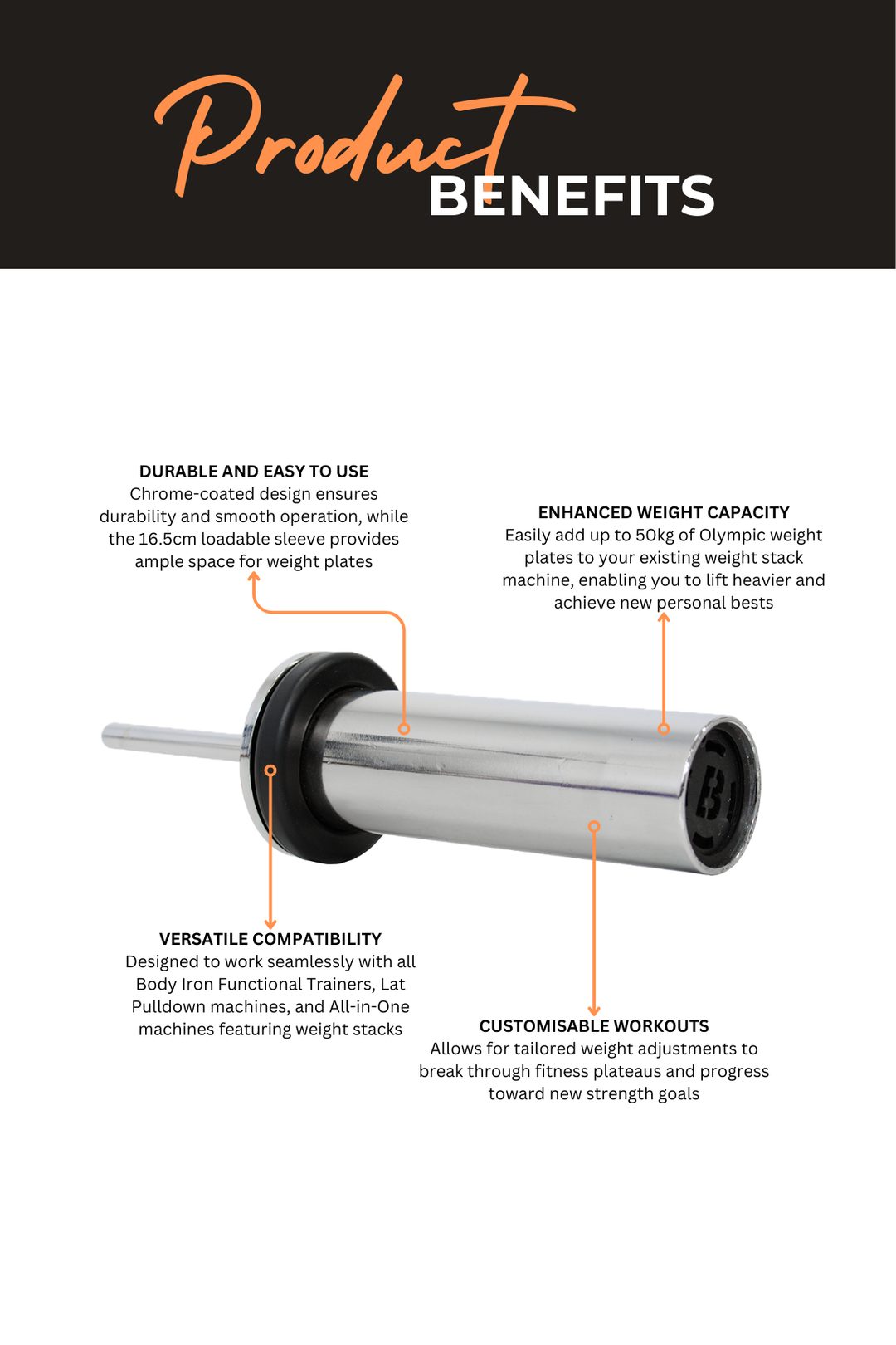 Body Iron Weight Stack Pin