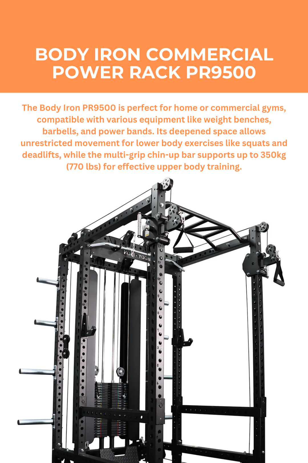 Body Iron Commercial Power Rack PR9500